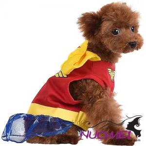 DC0002 Wonder Woman Dog Costume & Toy