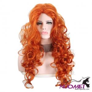 H0057 Highlight Dark Brown Color Heat Resistant Lolita Party