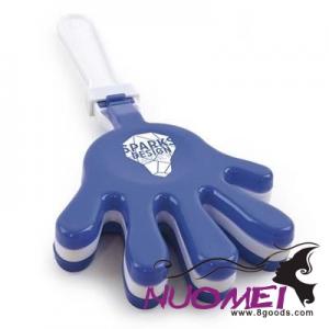 B0559 LARGE HAND CLAPPER in Blue