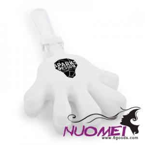 B0560 LARGE HAND CLAPPER in White