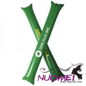 B0584 CHEER 2-PIECE INFLATABLE CHEERING STICK in Green