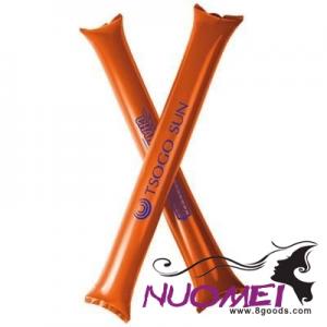 B0588 CHEER 2-PIECE INFLATABLE CHEERING STICK in Orange