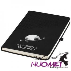 D0633 THETA A5 HARD COVER NOTE BOOK in Black Solid