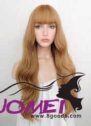 D0995 Blonde Wavy Synthetic Wig
