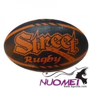A0220 SIZE 5 RUBBER TYRE EFFECT RUGBY BALL