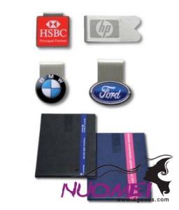 A0279 STEEL METAL LOGO PAPERCLIP in Silver