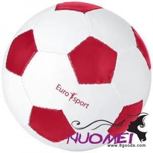 D0870 CURVE SIZE 5 FOOTBALL in White Solid-red