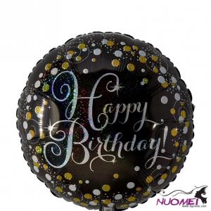 D1017 Prismatic Birthday Balloon - Sparkling Celebration