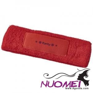 H0254 ROGER FITNESS HEAD BAND in Red