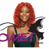 D1294 Mane Concept Melanin Queen HD Clear Human Hair StyleMix Lace Front Wig