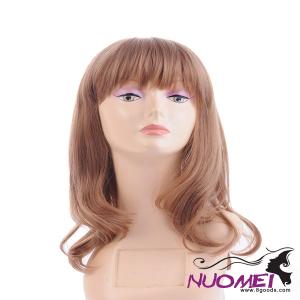 fashion woman wigs,long brown curly,ladies