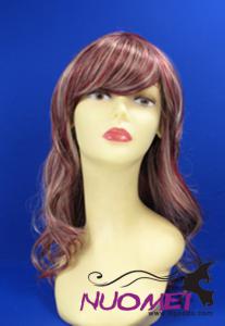 fashion woman wig,long curly Reddish brown for ladies