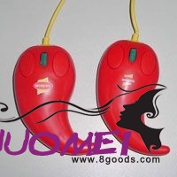 F0377 CHILLI SHAPE COMPUTER MOUSE in Red