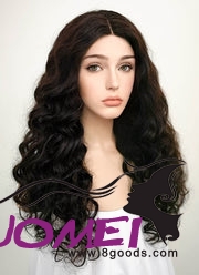 F1053 20" Long Curly Lace Front Remy Natural Hair Wig