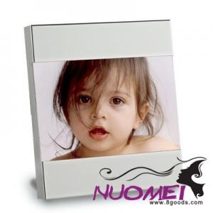 F0665 PHOTO FRAME in Silver Stainless Steel Metal
