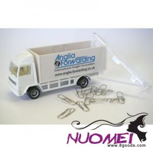 A0273 PAPERCLIP TRUCK MODEL in White