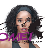 D1364 Instant Style 100% Human Hair Headband Wig